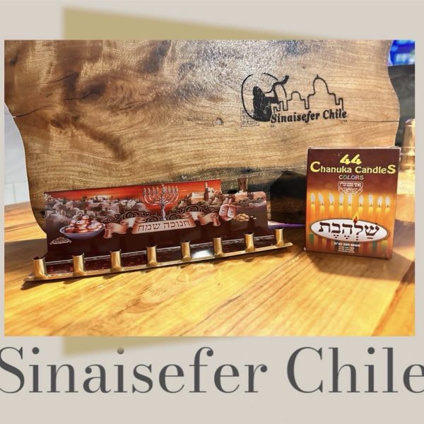 Janukía Económica más  44 Velas para Hanukkah